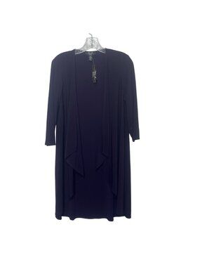 R & M Collection Long Sleeve Jacket Cardigan Womens Size 6 Eggplant New